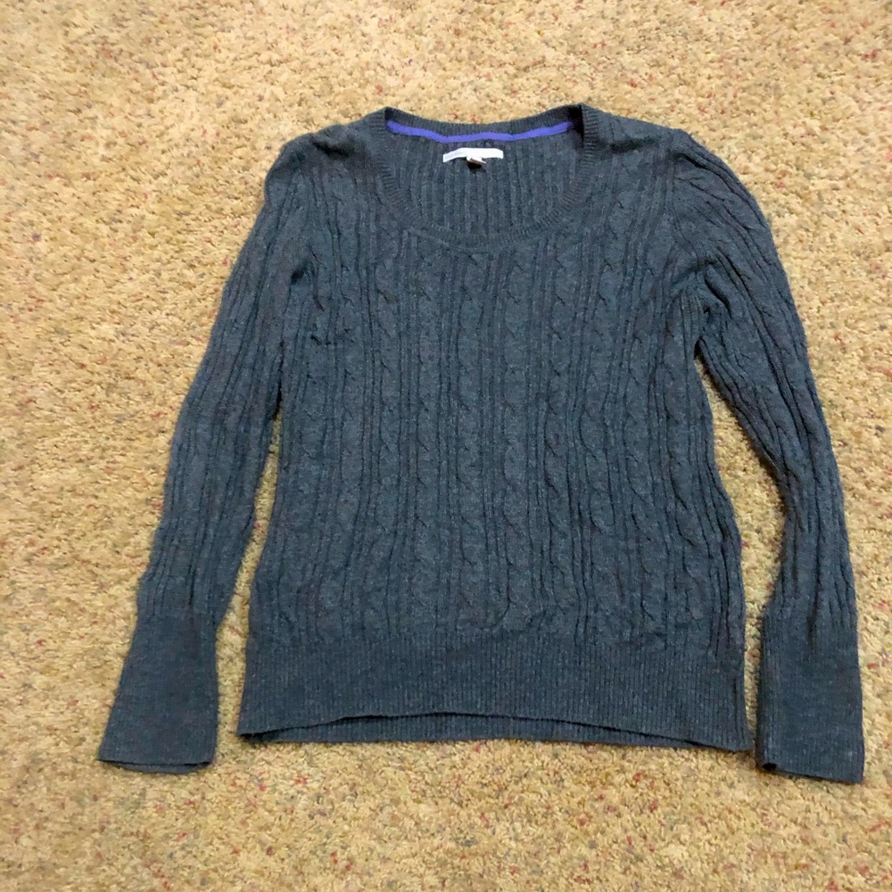 Gray sweater